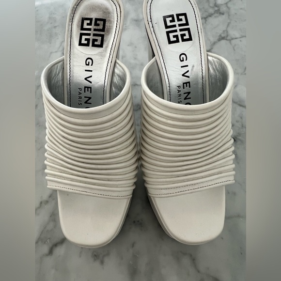 Givenchy Ribbed Mule Platform Sz 29 white - Picture 15 of 15